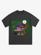 Street Cartoon Sneaker Graffiti Sneaker T-shirt