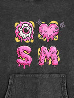 Street Dripping Letter Eyeball Graffiti Hoodie