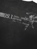 Distressed NO. 09 Long Sleeve T-Shirt