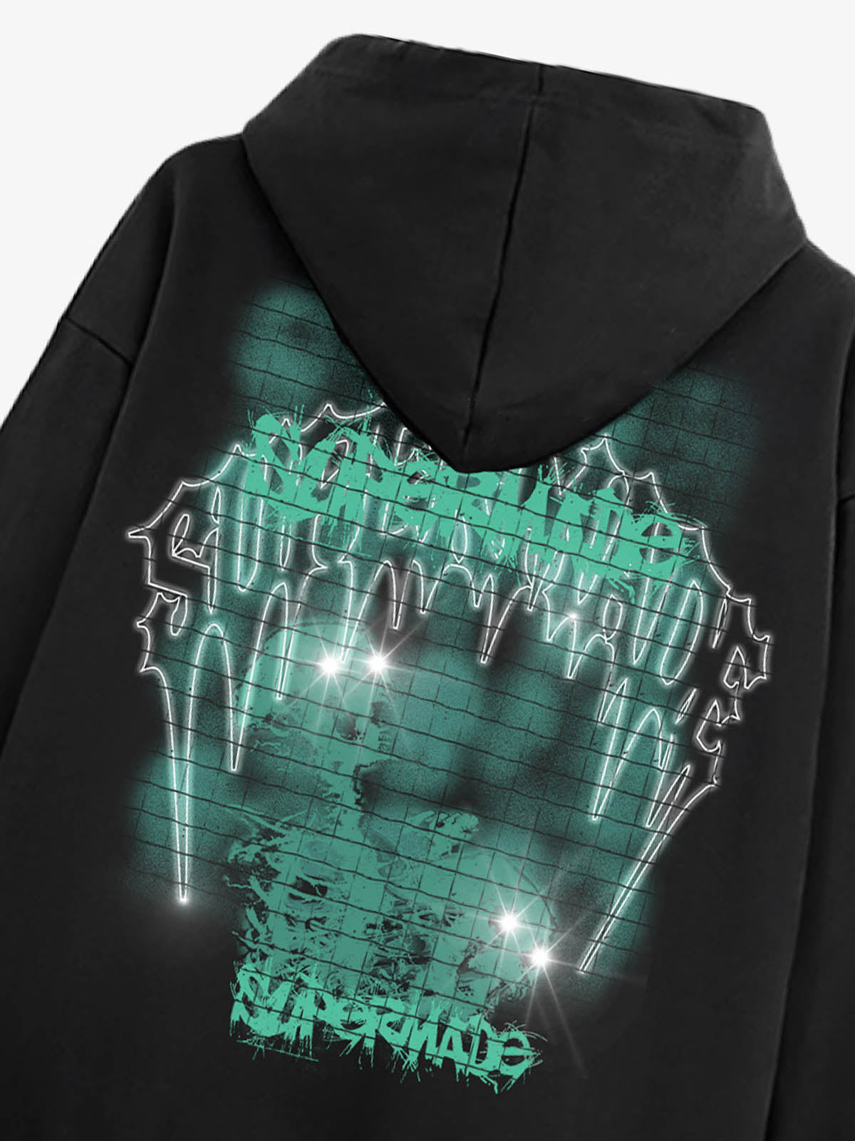 Gothic Skull Graphic Hoodie