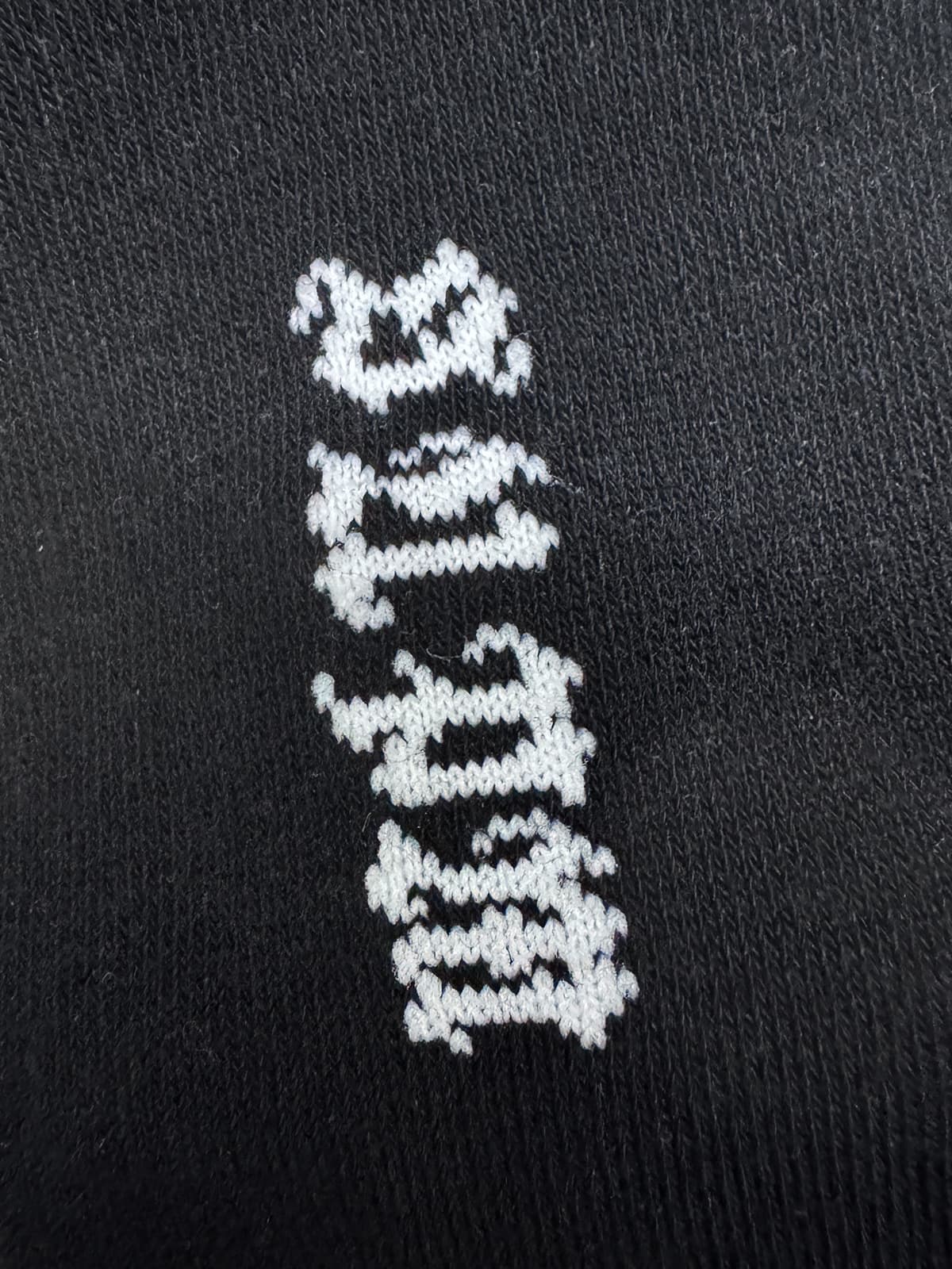 Street S Logo Design Black Socks