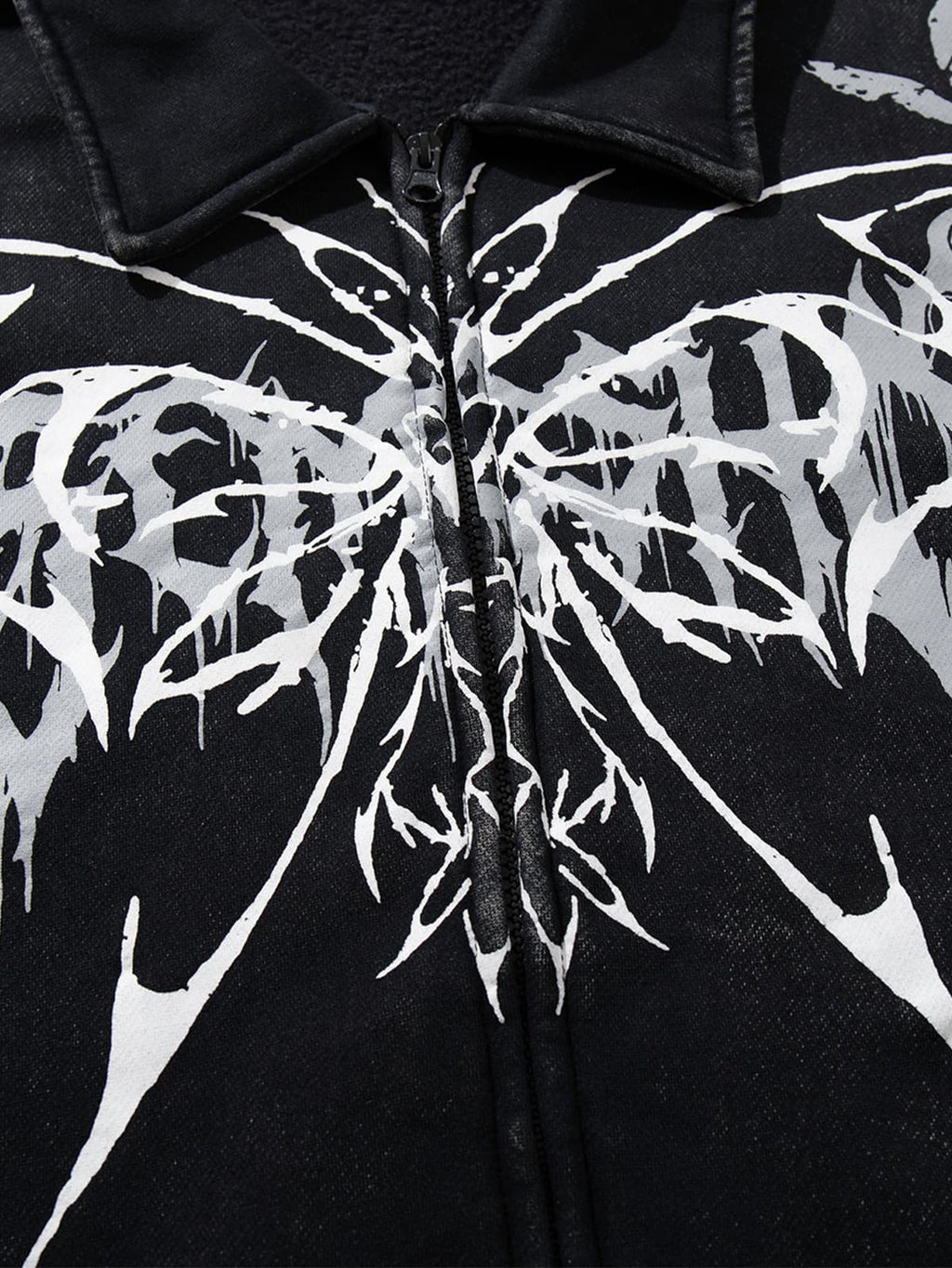 Punk Gothic Butterfly Graphic Streetwear Jacket