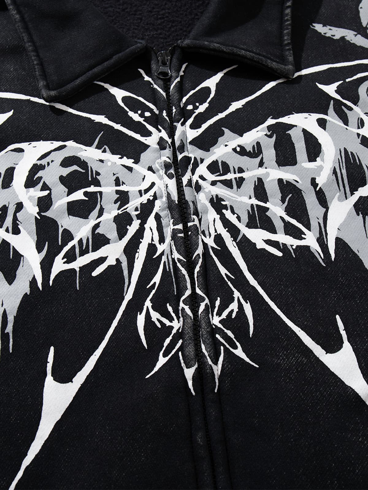 Punk Gothic Butterfly Graphic Streetwear Jacket