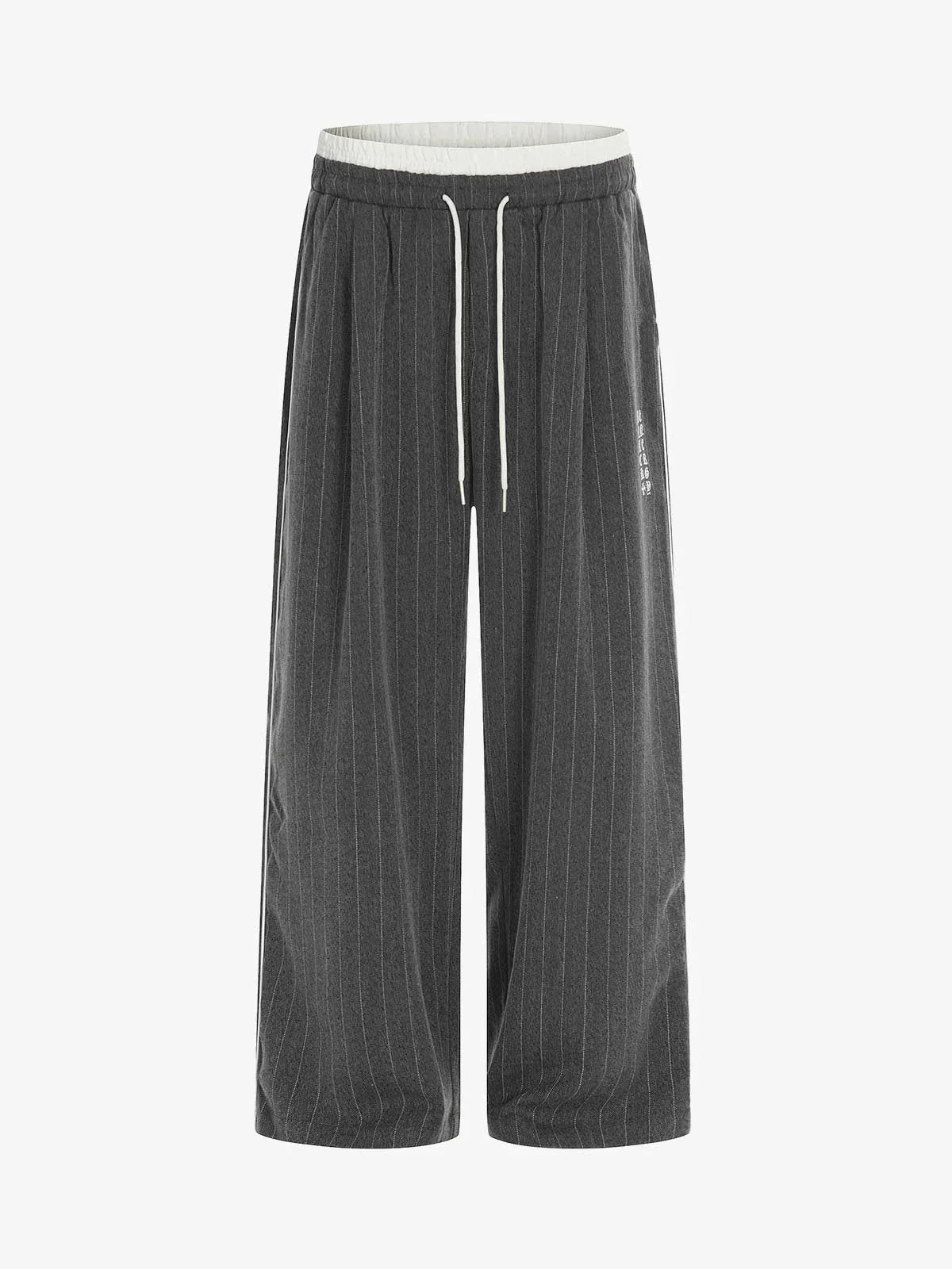 Retro Color-Blocked Striped Stand-Collar Tracksuit
