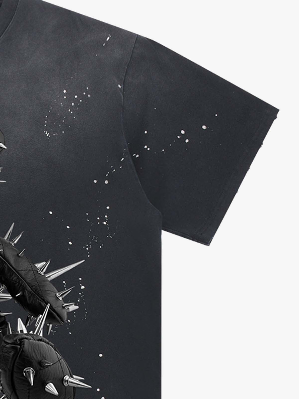 Spiked Bear Graphic T-Shirt