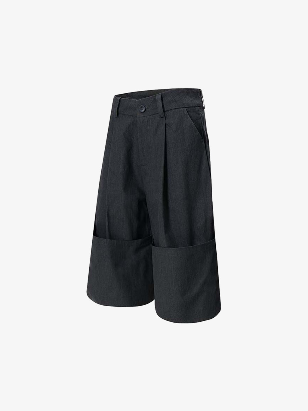 Pleated Wide Leg Jorts