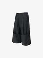 Pleated Wide Leg Jorts