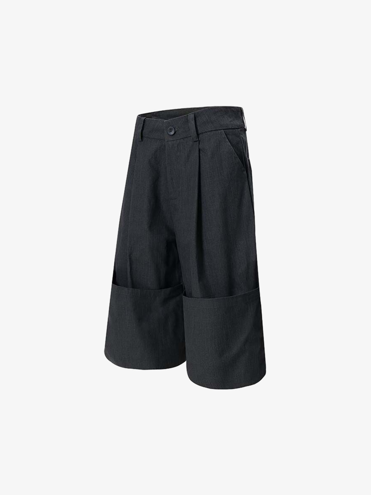 Pleated Wide Leg Jorts