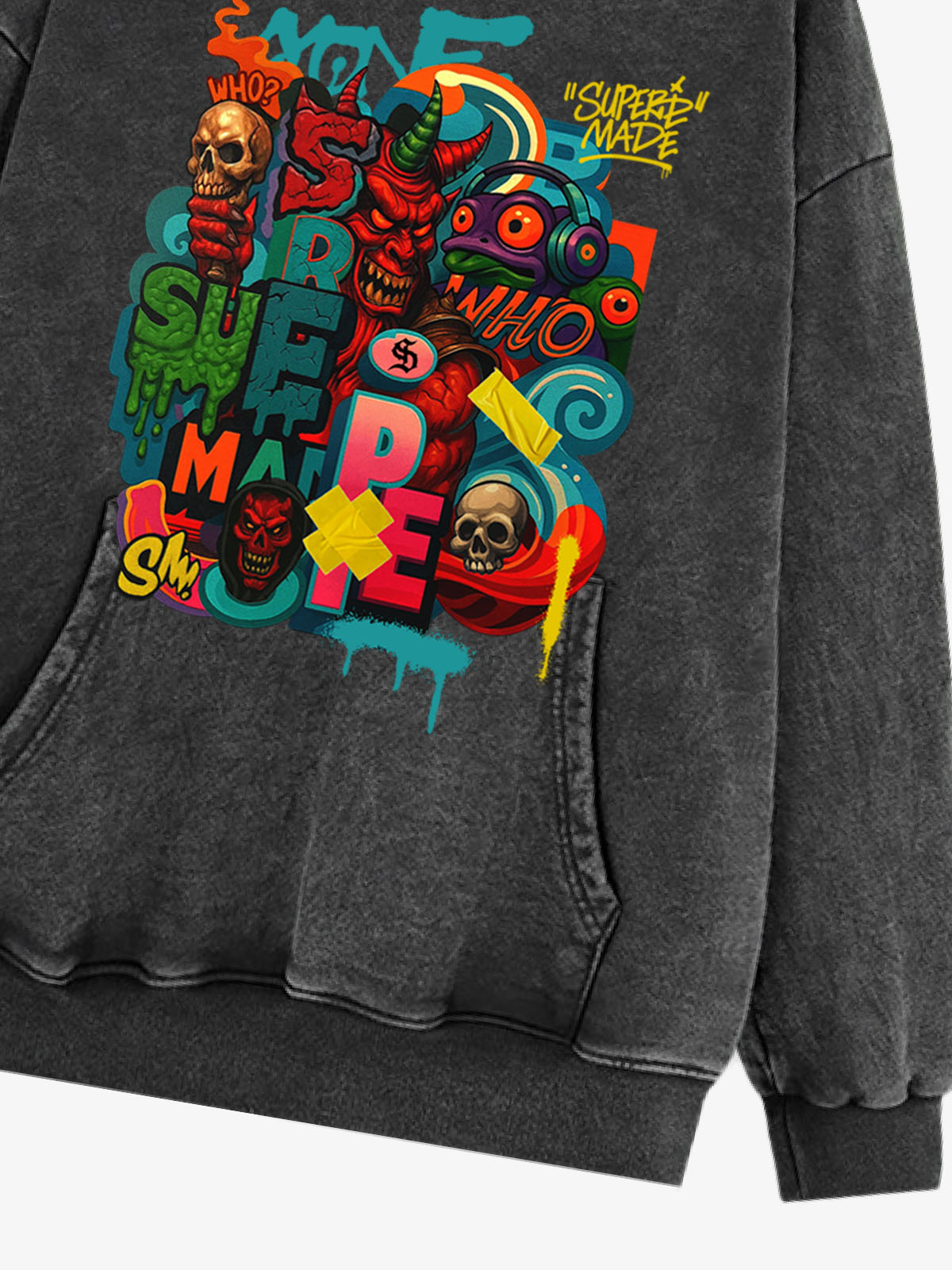 Theprecipice Devil Street Graffiti Carnival Hoodie