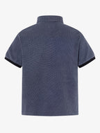 Embroidered Graphic Zip Polo Shirt