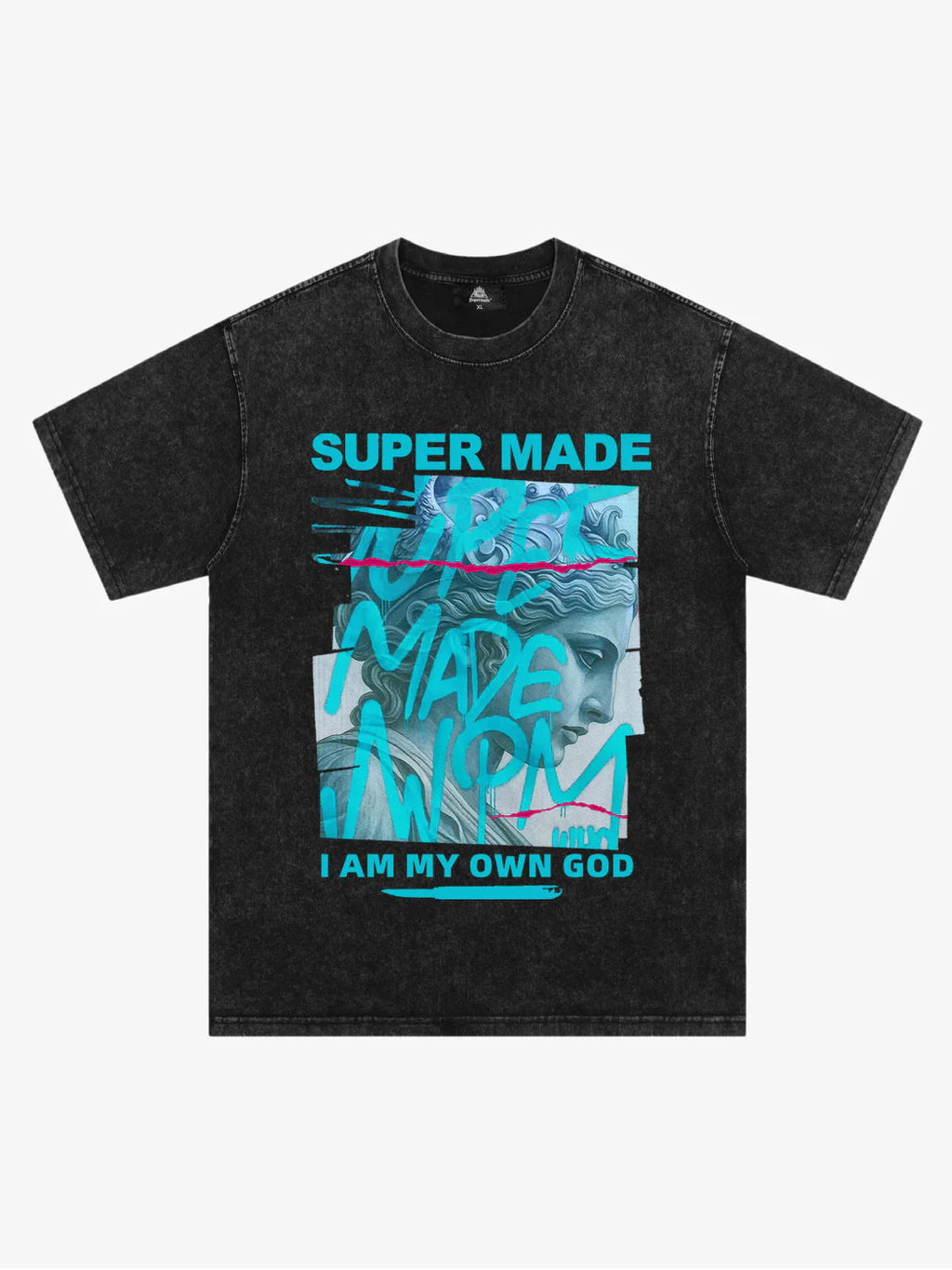 precipice Blue Art Graffiti Pattern T-Shirt