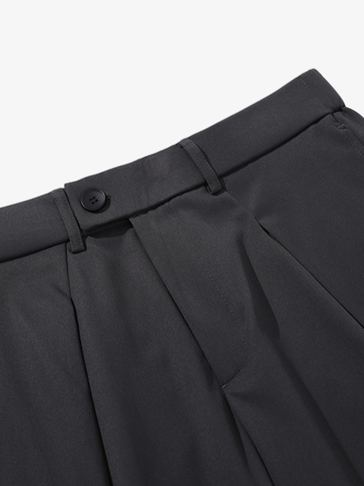 Pleated Drape Bootcut Suit Pants - 2588