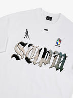 Gothic "SUPM" Soccer Graphic T-Shirt