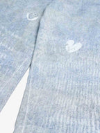 Cartoon Dalmatian Dog Graphic Distressed Washed Jeans