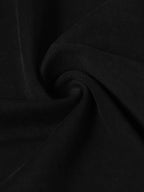 Washed Asymmetric Raw Edge Panel Knit T-Shirt