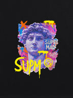 David Sculpture Vibrant Graffiti Art T-Shirt