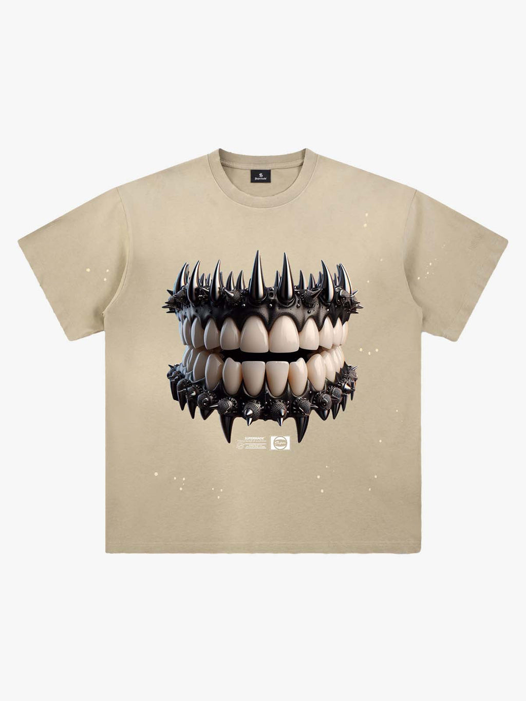 Spiked Teeth Graphic T-Shirt