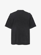 Vintage-Inspired Ombré Wash Henley Detail T-Shirt