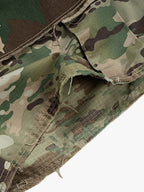Layered Camouflage Multi-Pocket Cargo Jorts