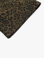 Leopard Print Cotton Wide Leg Jorts