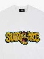 Street Graffiti Trendy Tiger Head Font T-Shirt