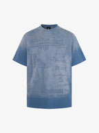 Washed Graphic Print Cotton T-Shirt
