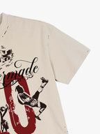 Vintage Soccer Player Graphic Number 10 T-Shirt