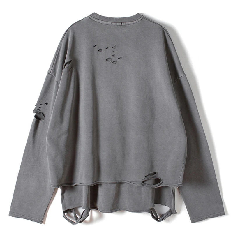 Vintage Oversized Sweatshirt — fit shot