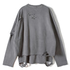 Vintage Oversized Sweatshirt — fit shot