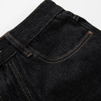 Y2K Car Loose Denim Shorts — back view
