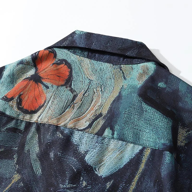 Butterfly Print Shirt — front view