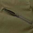 Loose Puffer Jacket — fabric close-up