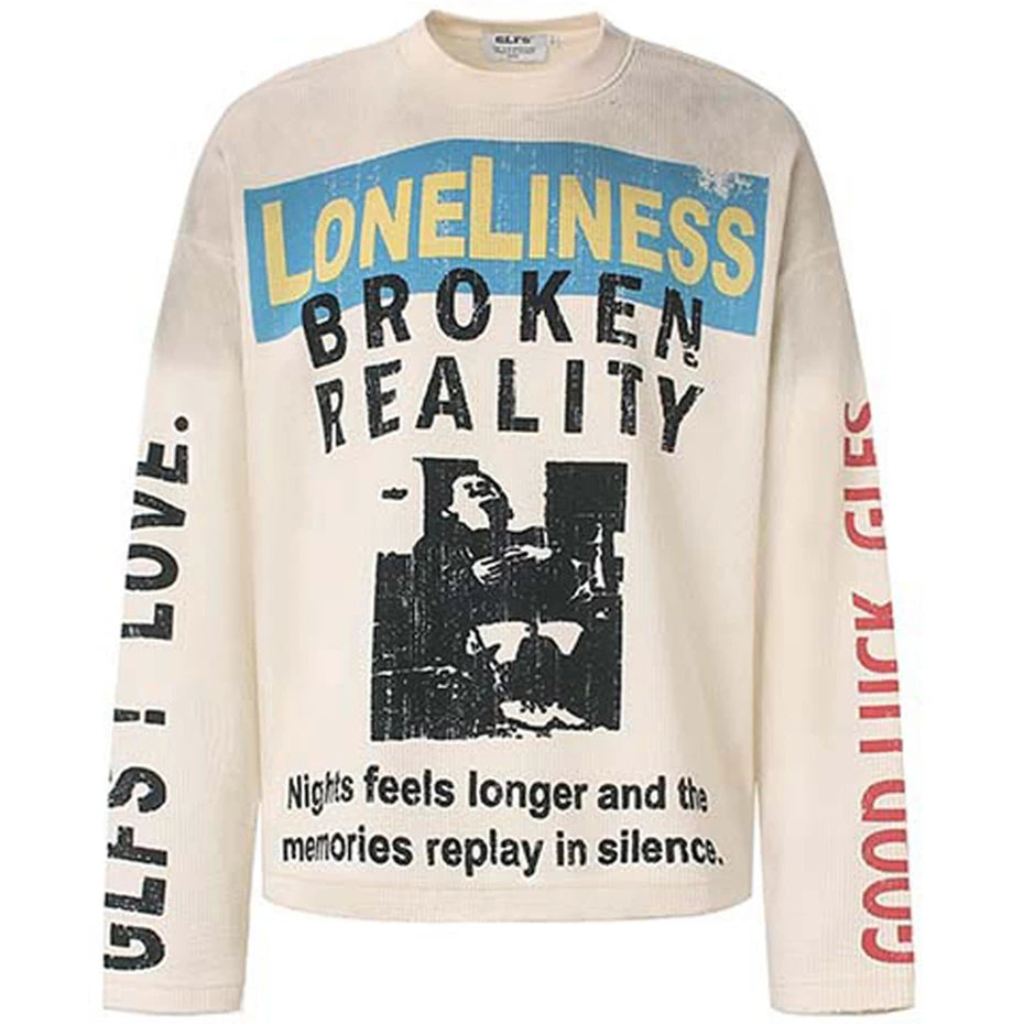 Y2K Loose Oversized Long Sleeve Tee — styling shot