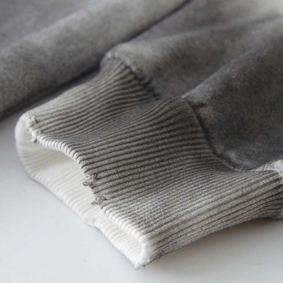 Vintage Hooded Loose Coat — fabric close-up