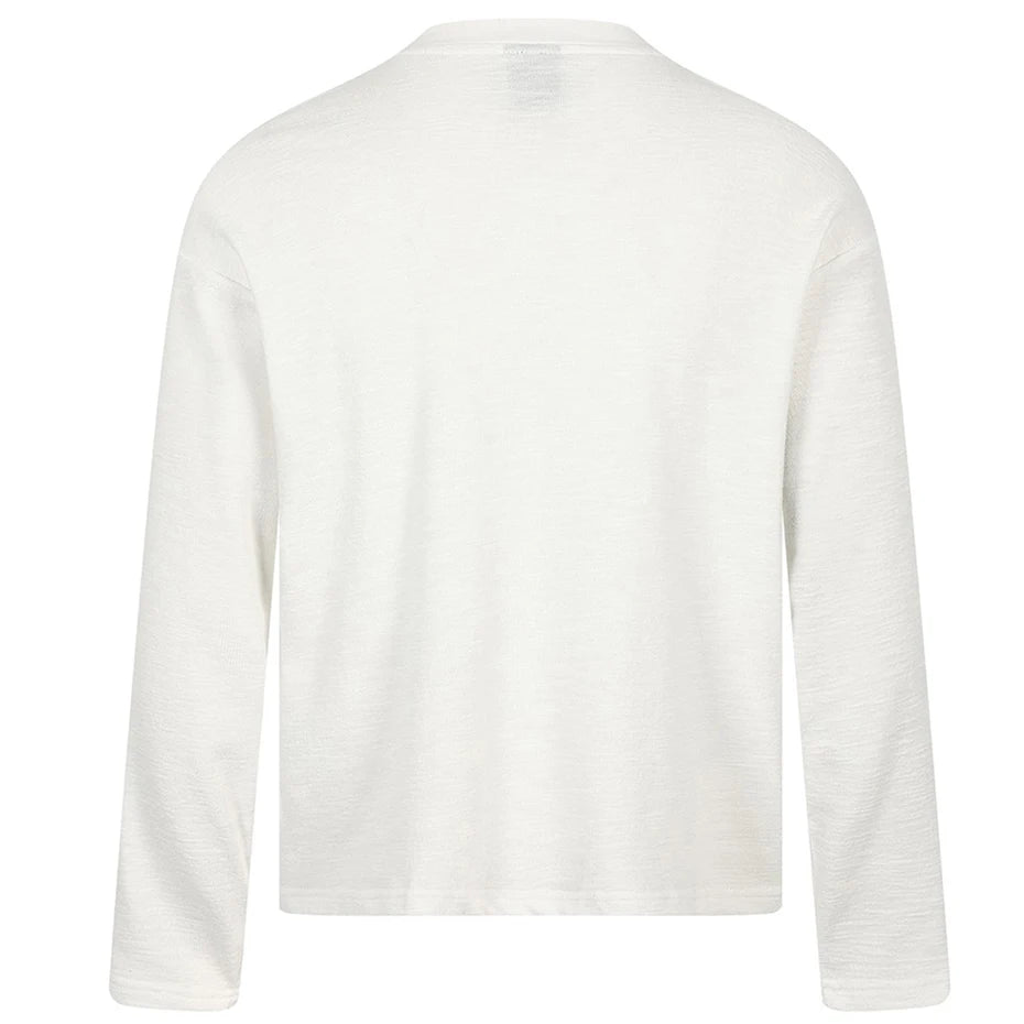 Y2K Graphic Loose Long Sleeve Tee — front view