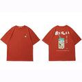 Kanji Letter Print T-Shirt — detail shot