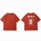 Kanji Letter Print T-Shirt — detail shot
