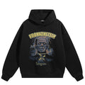 Vintage Graphic Hoodie — fabric close-up