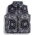 Paisley Band Padded Puffer Jacket — styling shot