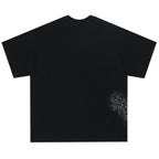 Y2K Black Eye Graphic Loose T-Shirt — front view