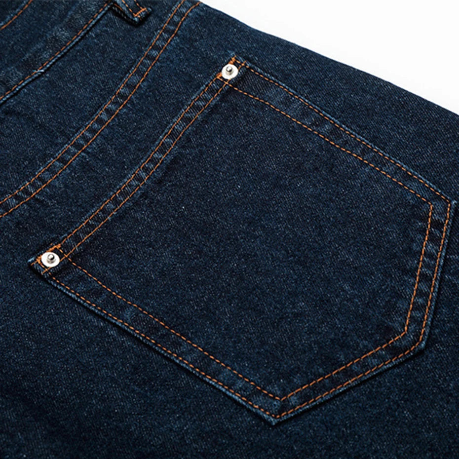 Jeans Blue Loose Denim Shorts — fit shot