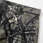 Vintage Graphic Denim Loose Jeans — detail shot
