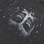 Black Mask Faded T-Shirt — front view
