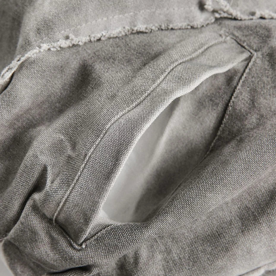 Retro Vintage Padded Oversized Puffer Jacket — fit shot