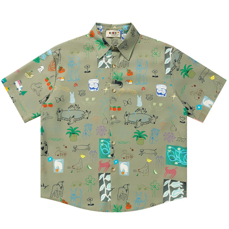 Y2K Graphic Shirt — back view