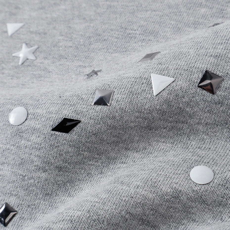 Y2K Oversized Hoodie — fabric close-up