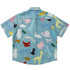 Sun Vintage Graphic Loose Shirt — front view