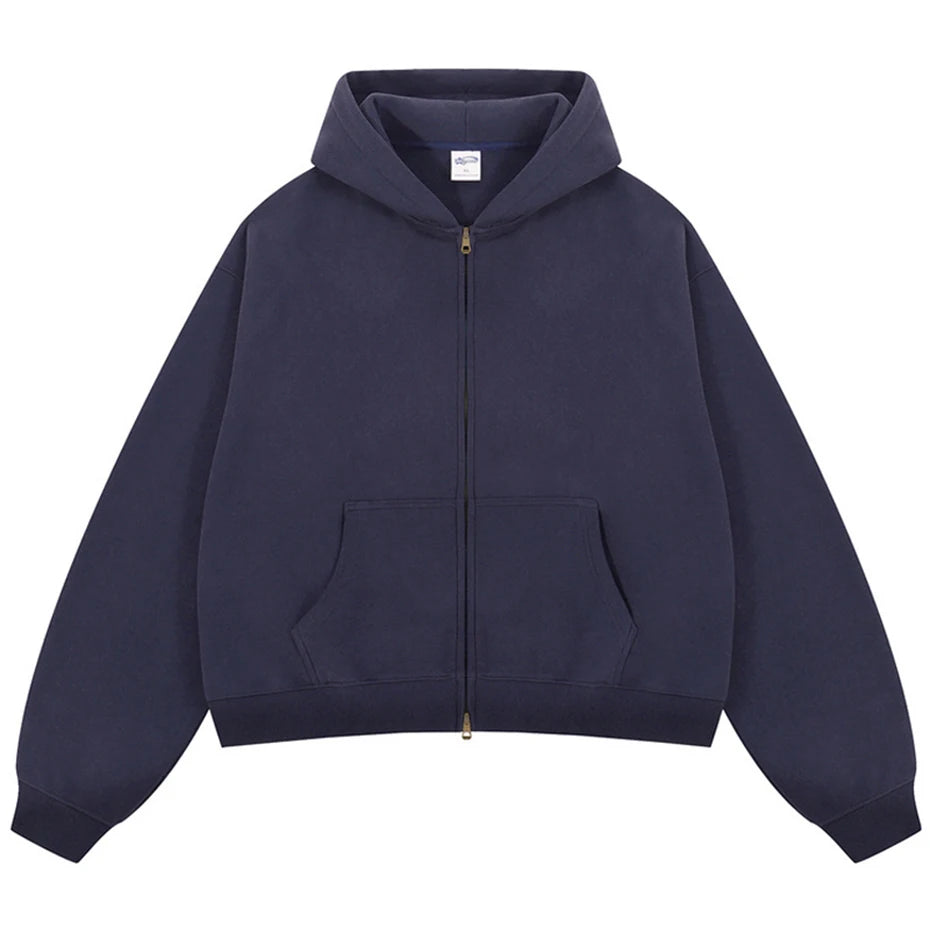 Hooded Oversized Jacket — side view