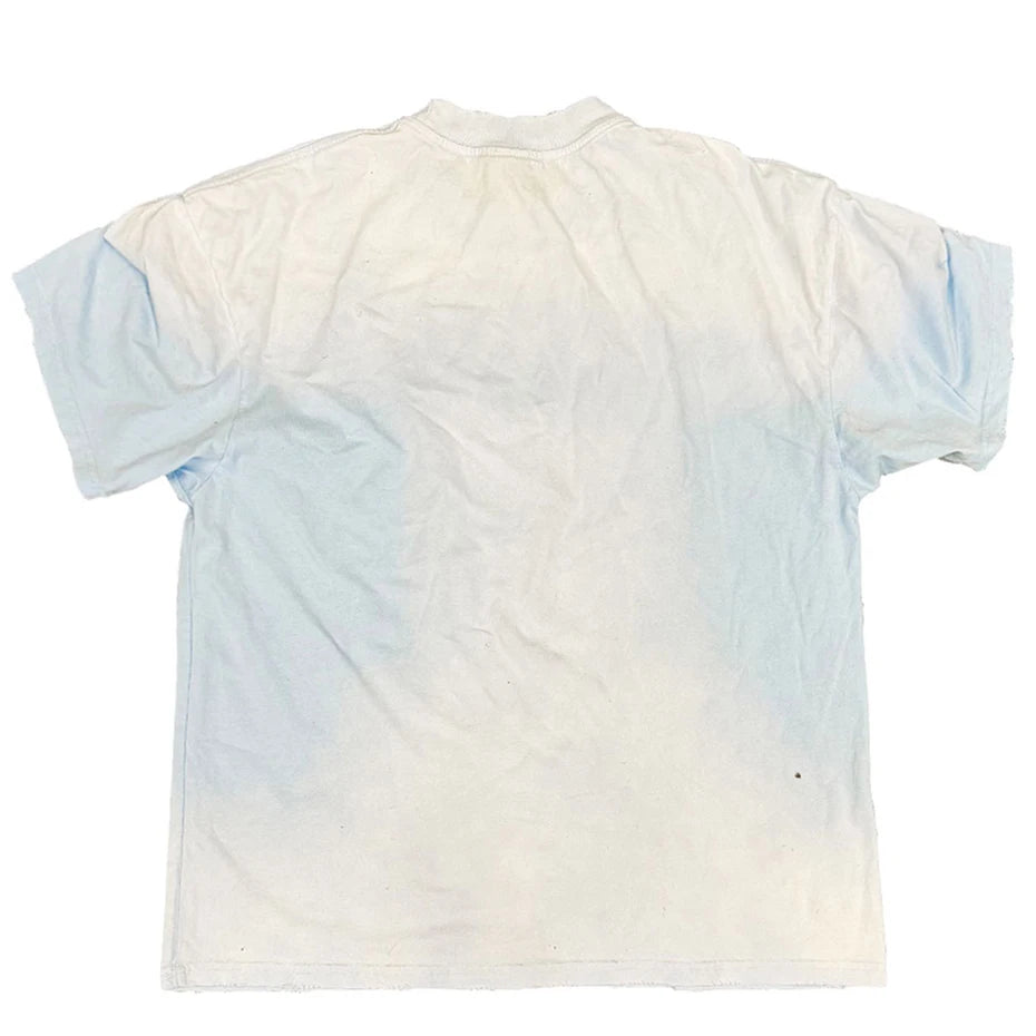 Y2K Tie Dye Graphic Oversized T-Shirt — front view