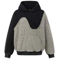 Vintage Patchwork Loose Hoodie — styling shot